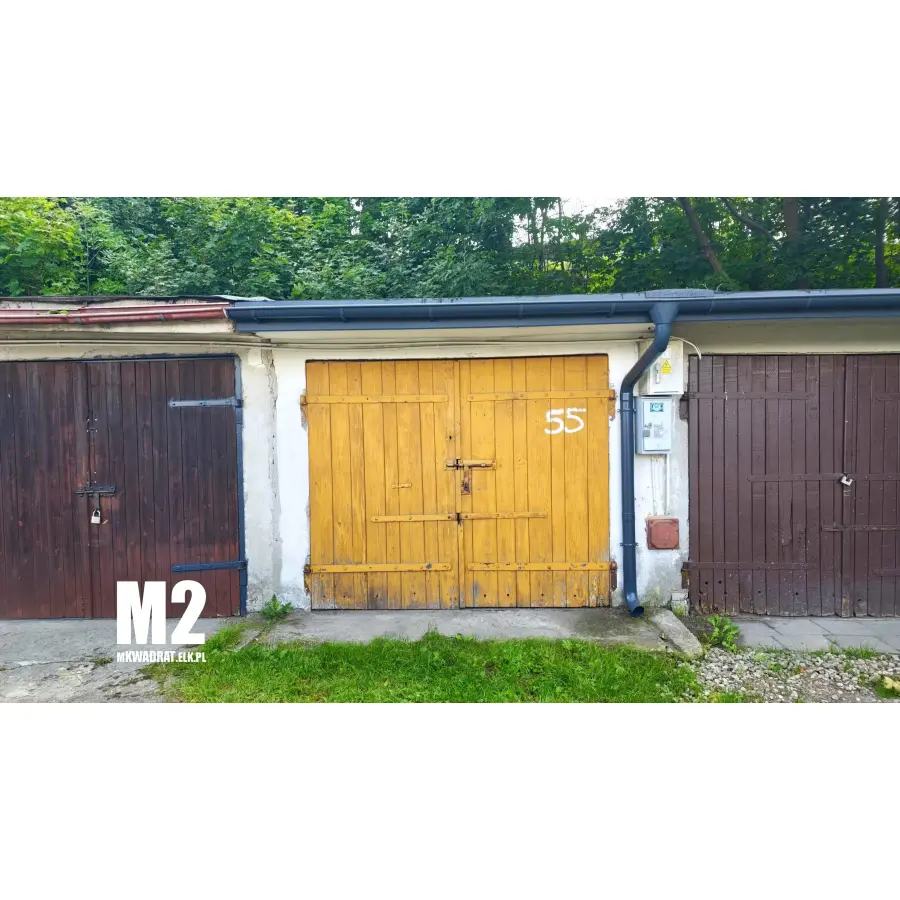 warmińsko-mazurskie, ełcki, Ełk, Osiedle Bogdanowicza, Piękna, Murowany garaż z kanałem, 17.6 m² – Ełk, ul. Piękna