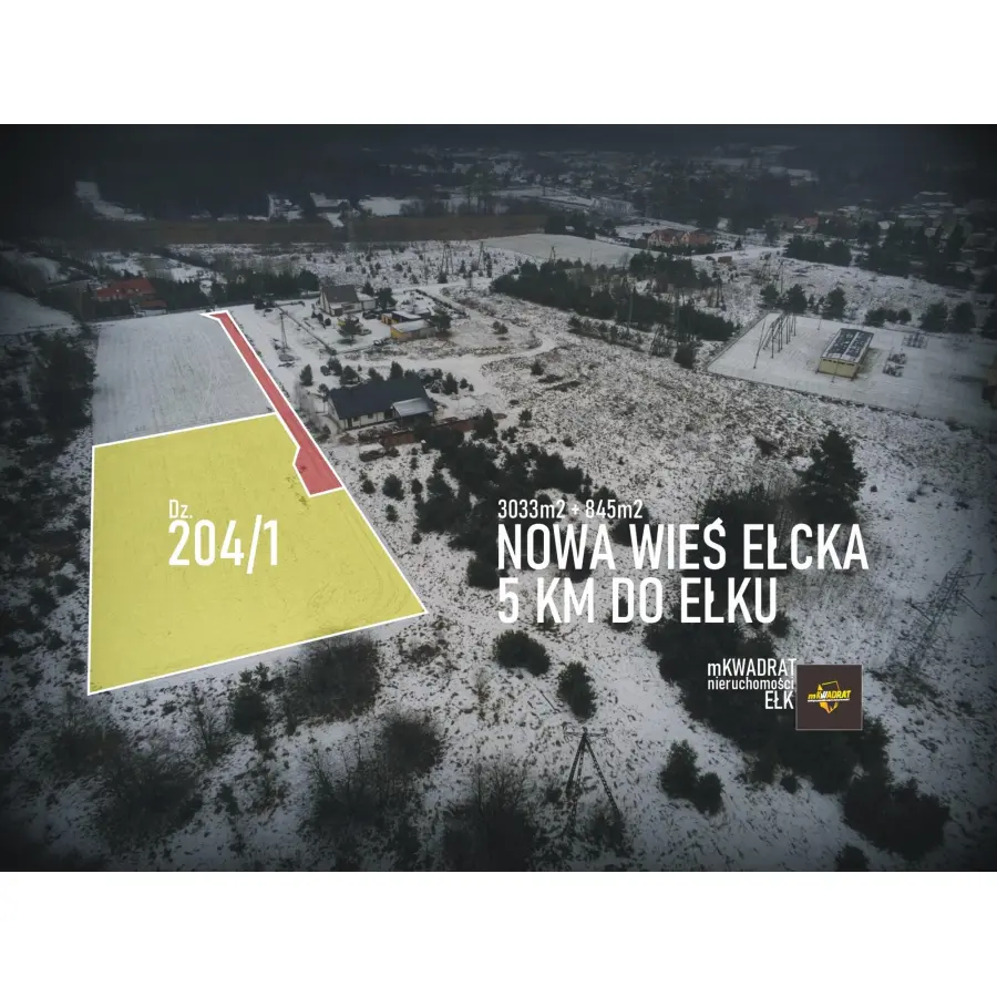 warmińsko-mazurskie, ełcki, Ełk, Nowa Wieś Ełcka, Sportowa, Działka na sprzedaż
