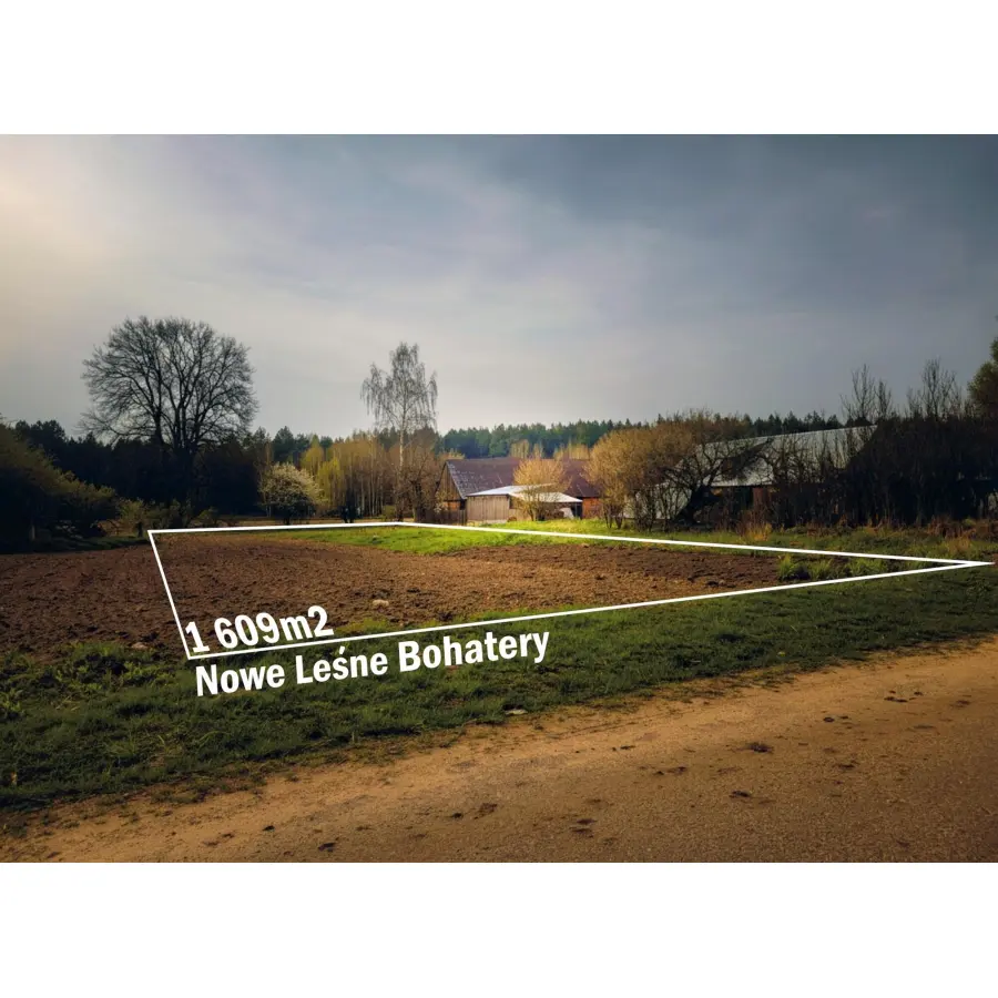 podlaskie, augustowski, Lipsk, Nowe Leśne Bohatery, Działka na sprzedaż