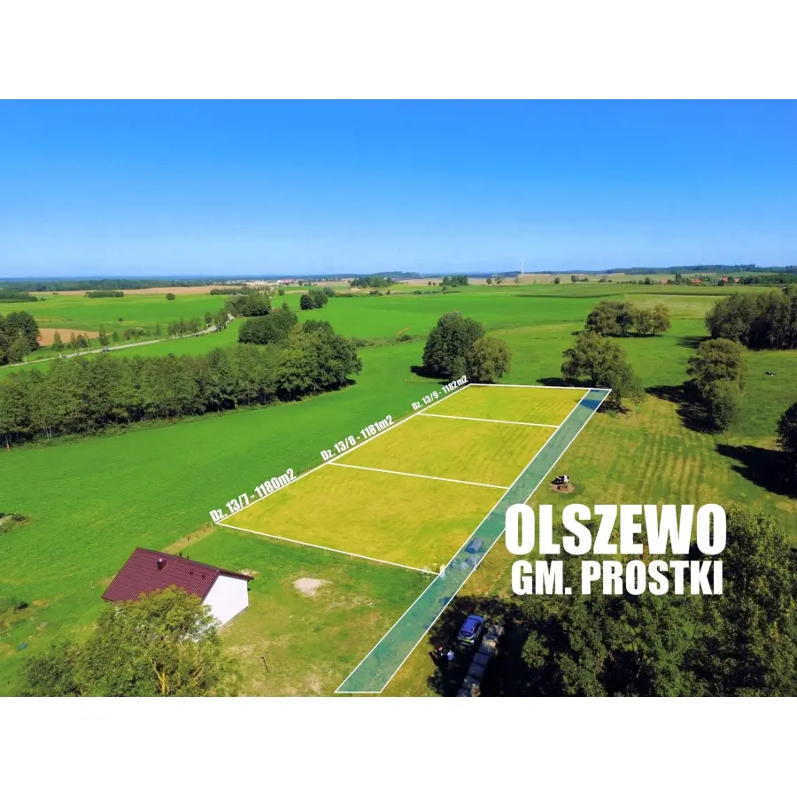 warmińsko-mazurskie, ełcki, Prostki, Olszewo, Działka na sprzedaż