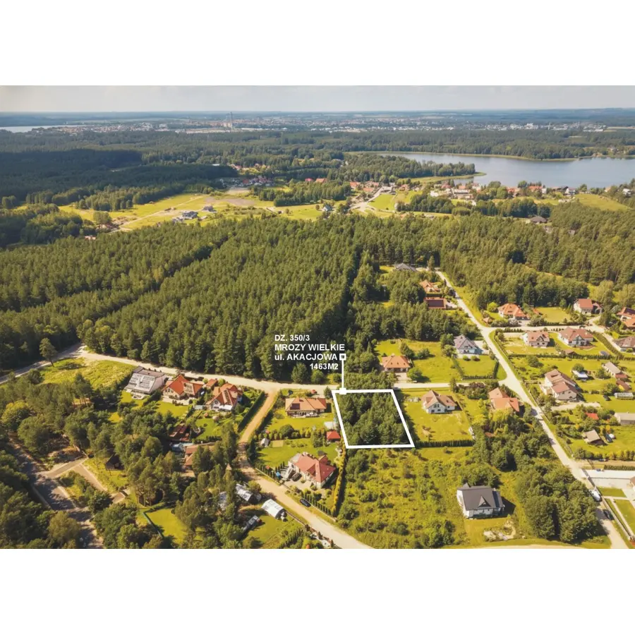 warmińsko-mazurskie, ełcki, Ełk, Mrozy Wielkie, Akacjowa, Twój własny leśnyh zakątek. Działka budowlana pod Ełkiem.